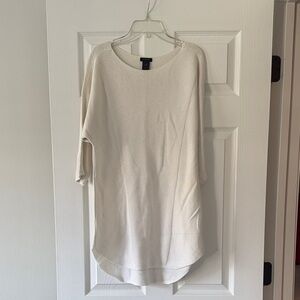 Ann Taylor Ivory Knit Pullover